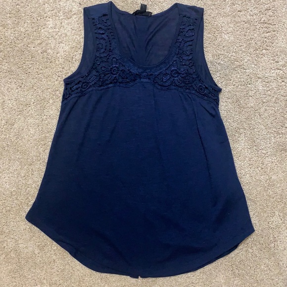 Navy Blue Tank Top- Small - Picture 1 of 5